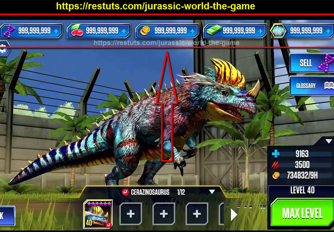 Jurassic World The Game Hack Dna Cheat Get Unlimited Dna Food Coins And Cash 4479